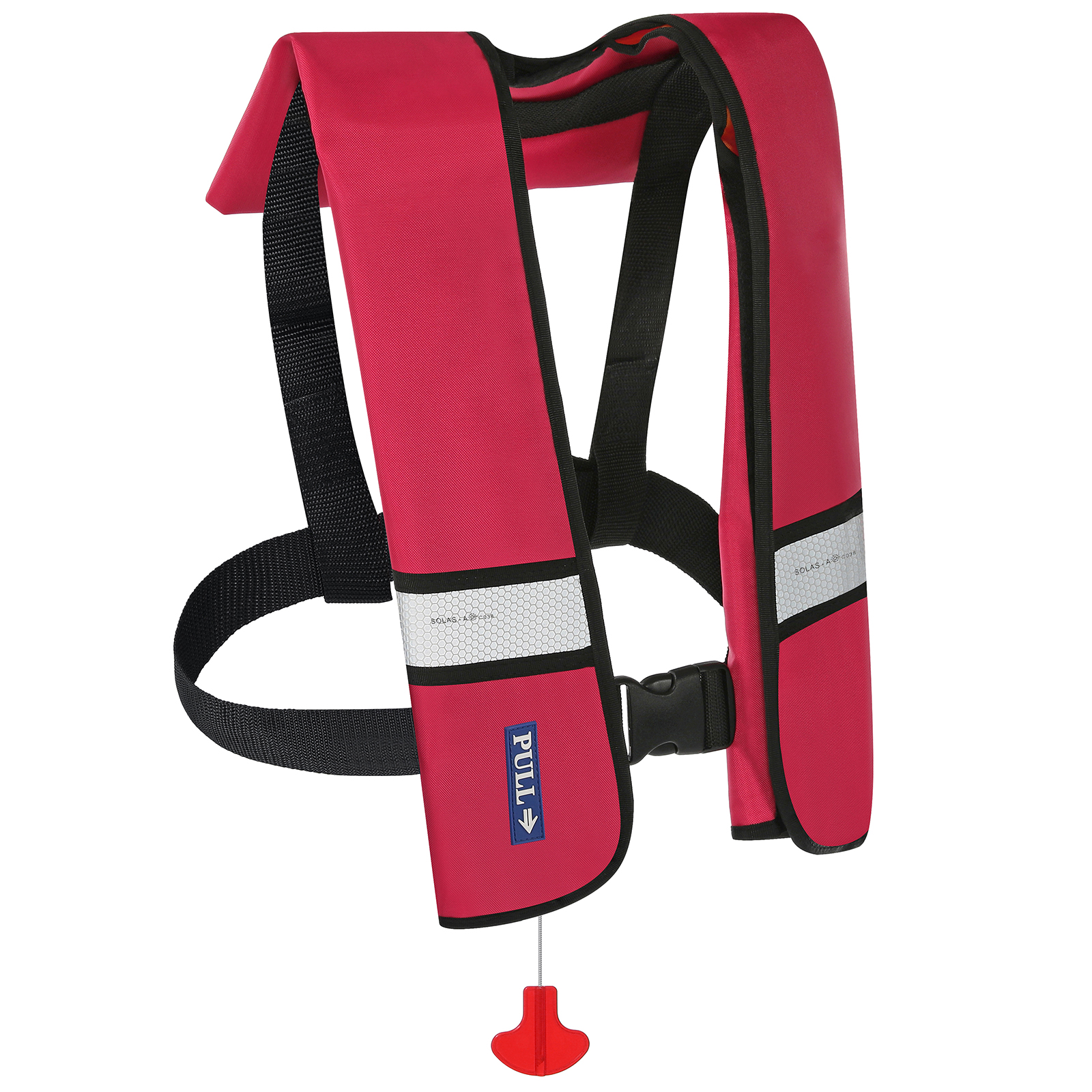 Automatische aufblasbare Schwimmweste Erwachsene Jacke mit Reflexfolie PFD 150N Hilfe - Bild 16 von 17