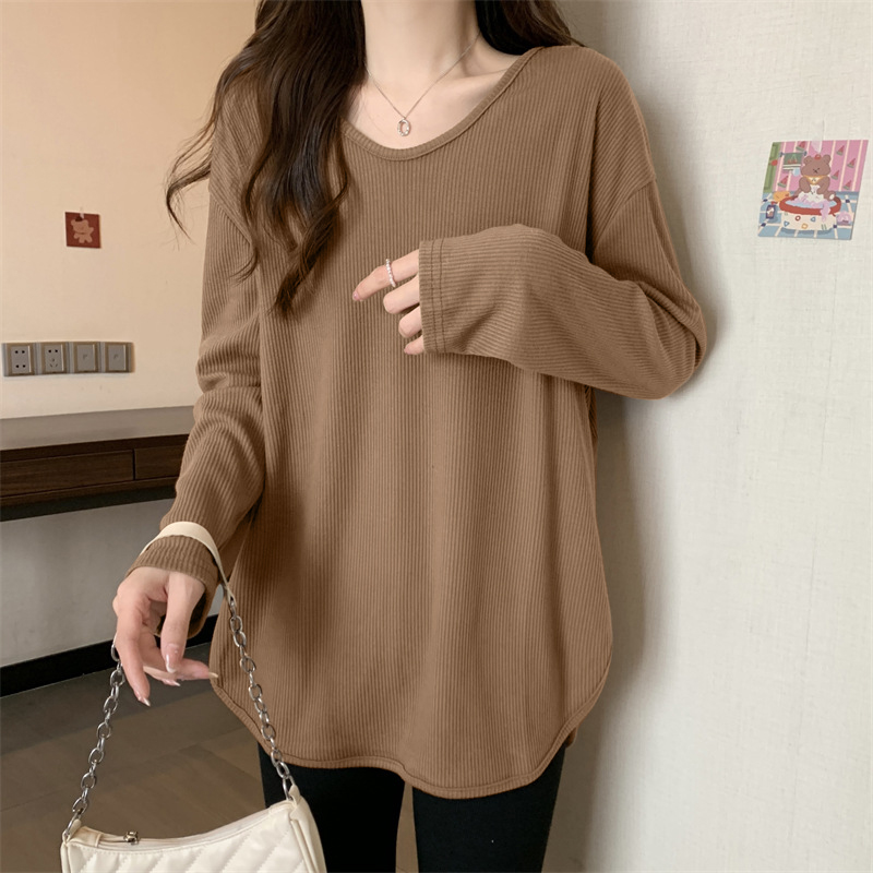 Women's long discount sleeve pullover tops