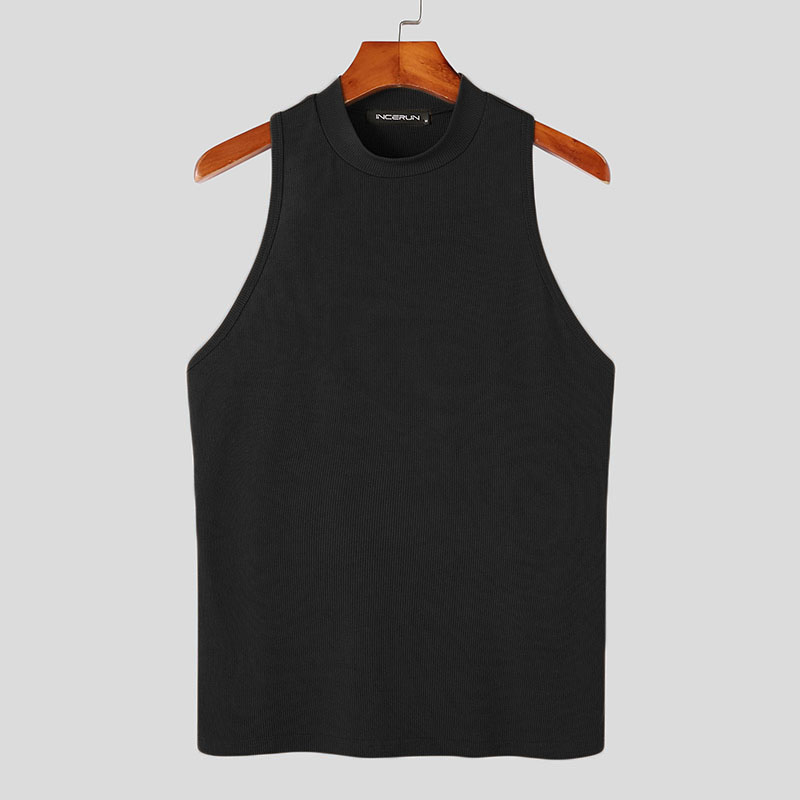 Mens Muscle Sleeveless T Shirt Bodybuilding Gym Fitness O-Neck Vest Tank Top Tee