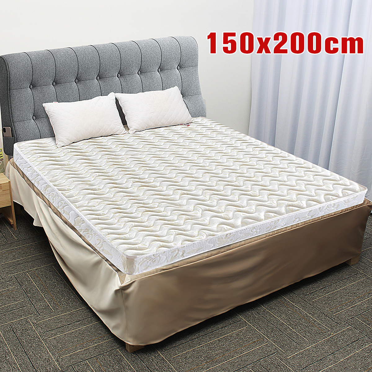 CRUSHED VELVET DIVAN Bed Base Valance Wrap Elasticated Frame Cover King