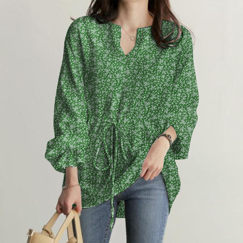 JWZUY Womens Solid Long Sleeve Tops Off the Shoulder Baggy Lantern Sleeve  Blouse Casual Comfy Shirts Spring Summer Tunic Tees Tshirts Army Green S