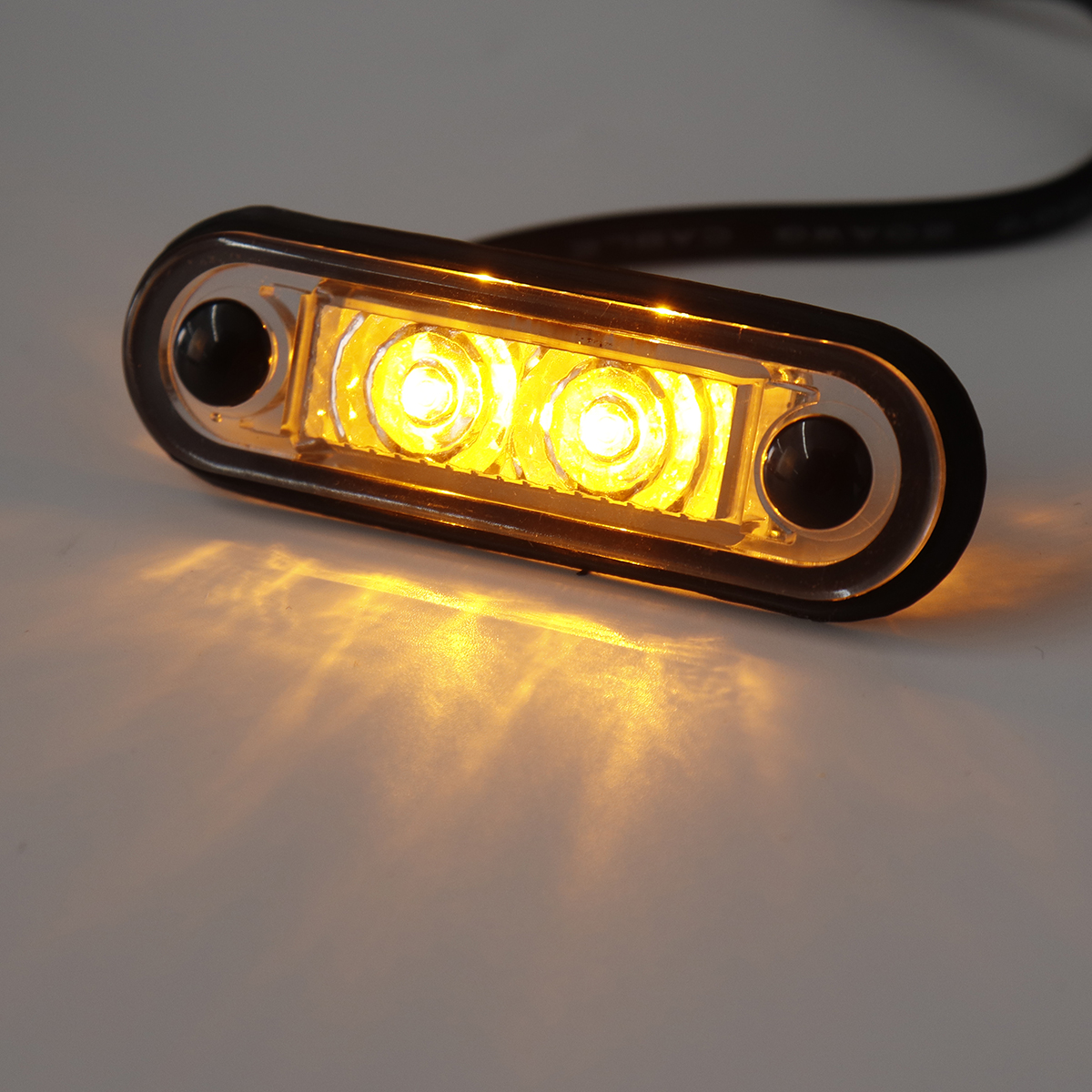 2/4/8/10 PCS 12V 24V LED Trailer Truck Lorry Side Signal Marker Tail Lights Lamp - Picture 13 of 15