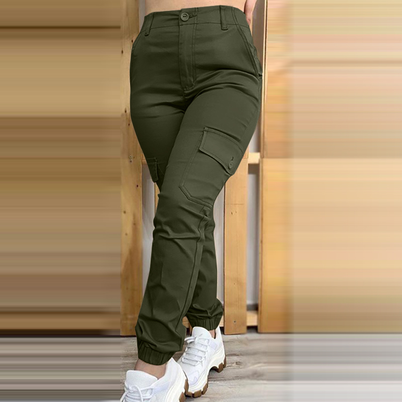 women's plus size stretch cargo pants