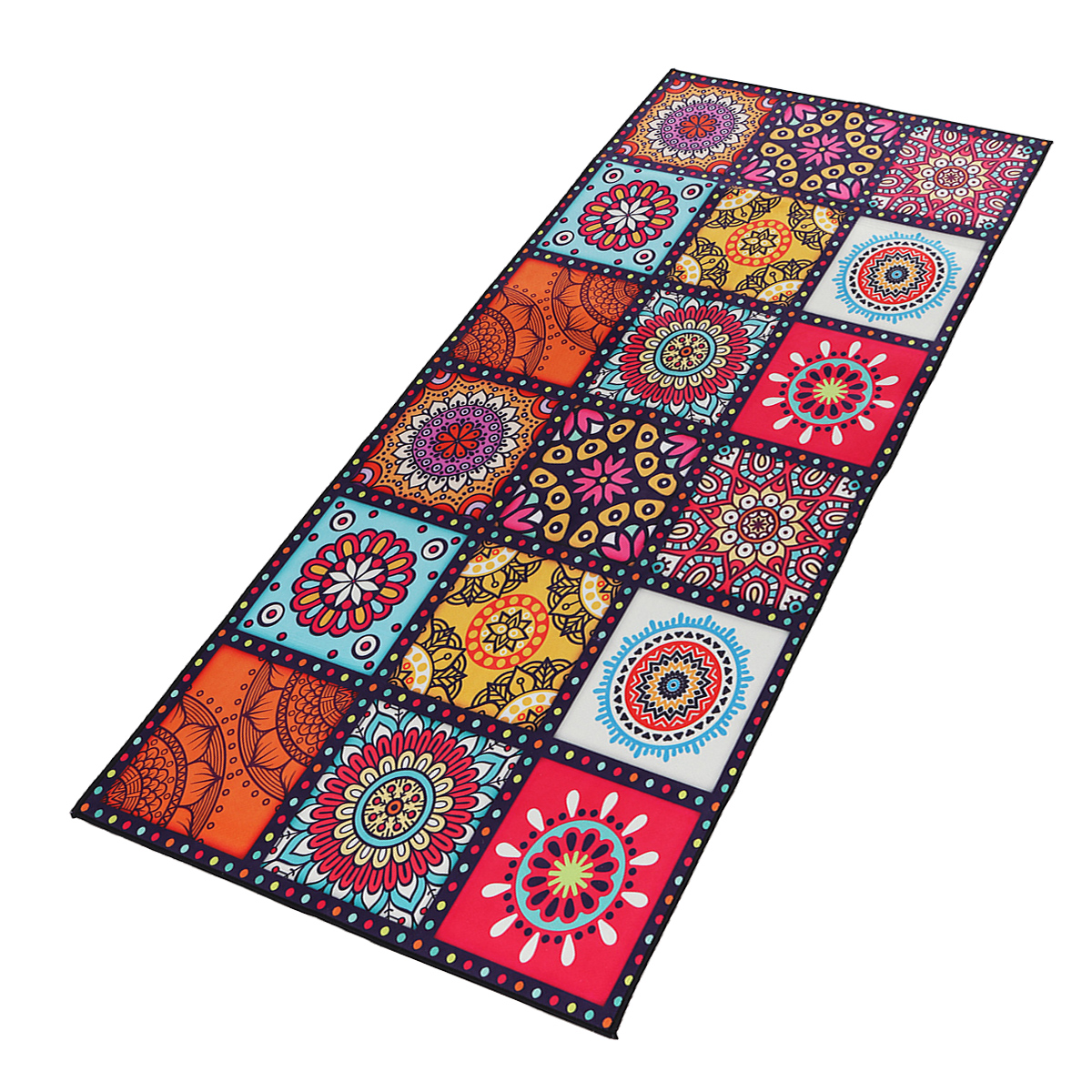 Bohemia Non Slip Hall Runner Rugs Hallway Rug Kitchen Carpet Floor Mat Washable - Picture 15 of 15