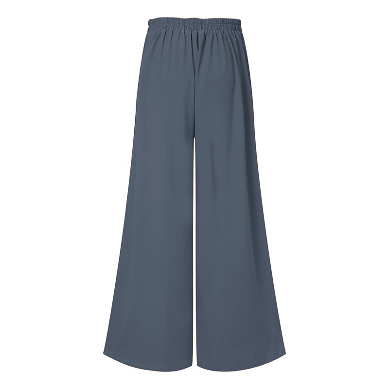 パンツ zip knee tuck trouser prasthana SweatyRocks Women's Elegant Wrap Front High Waisted Wide Leg