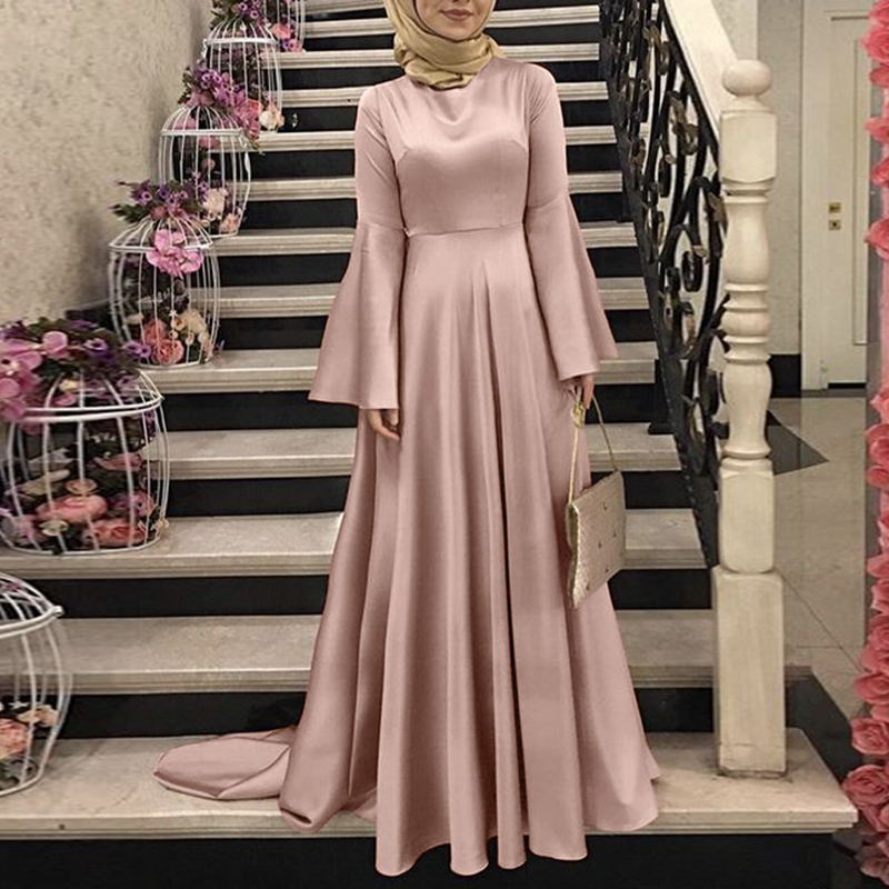 Long sleeve hijab clearance dress