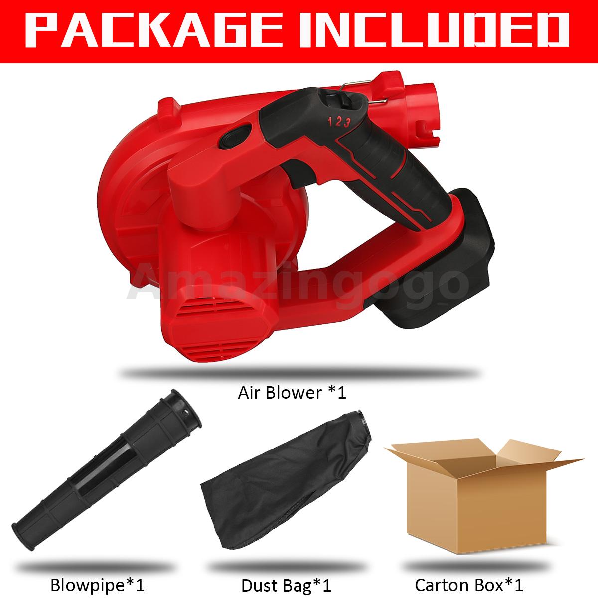 2IN1 Cordless Electric Air Leaf Blower Vacuum & Suction Handheld Sweeper Battery