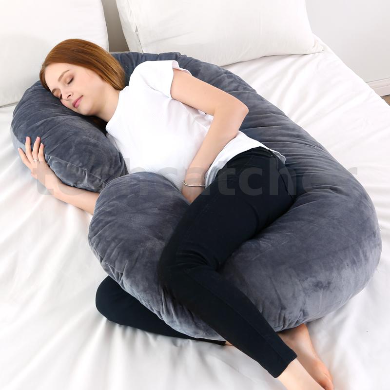 Full Body Support Pillow for Maternity & Pregnant Women MX US Pregnancy Pillow 