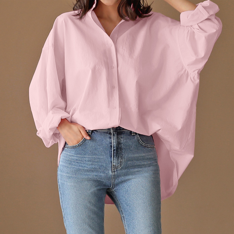 Reino Unido Mujeres Verano Manga Murciélago Informal Camisas Sueltas Sólidas Top Blusa Talla Grande - Imagen 15 de 15