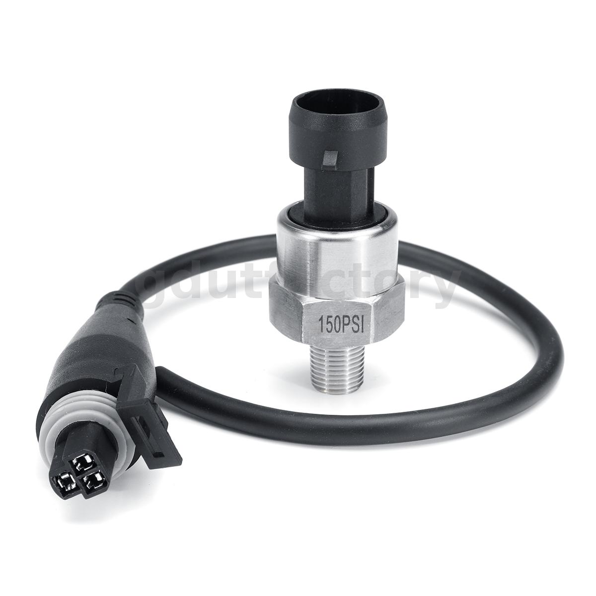1/8" NPT 5V 5 - 200 PSI Pressure Transducer Sender Sensor Oil Fuel Gas Air Water - Picture 9 of 15