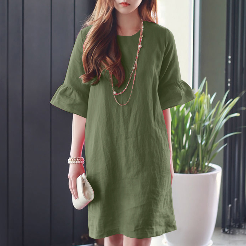 Loose cotton clearance summer dresses