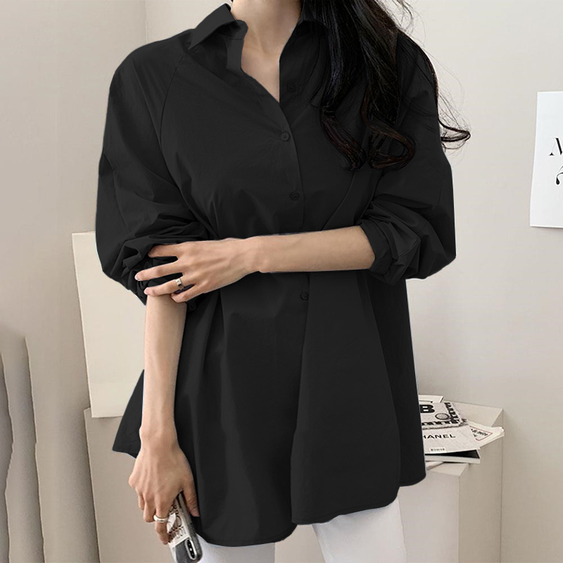 ZANZEA Womens Business Formal Shirts Long Sleeve Button Down Laple ...