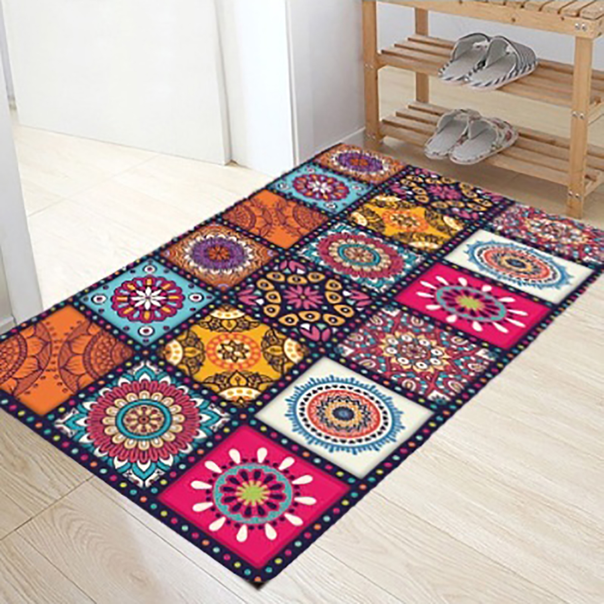 Bohemia Non Slip Hall Runner Rugs Hallway Rug Kitchen Carpet Floor Mat Washable - Picture 13 of 15