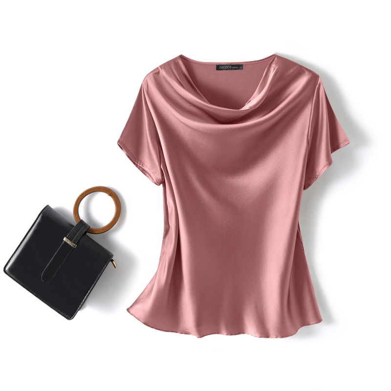 Asymmetric Studded Neckline Crop Top