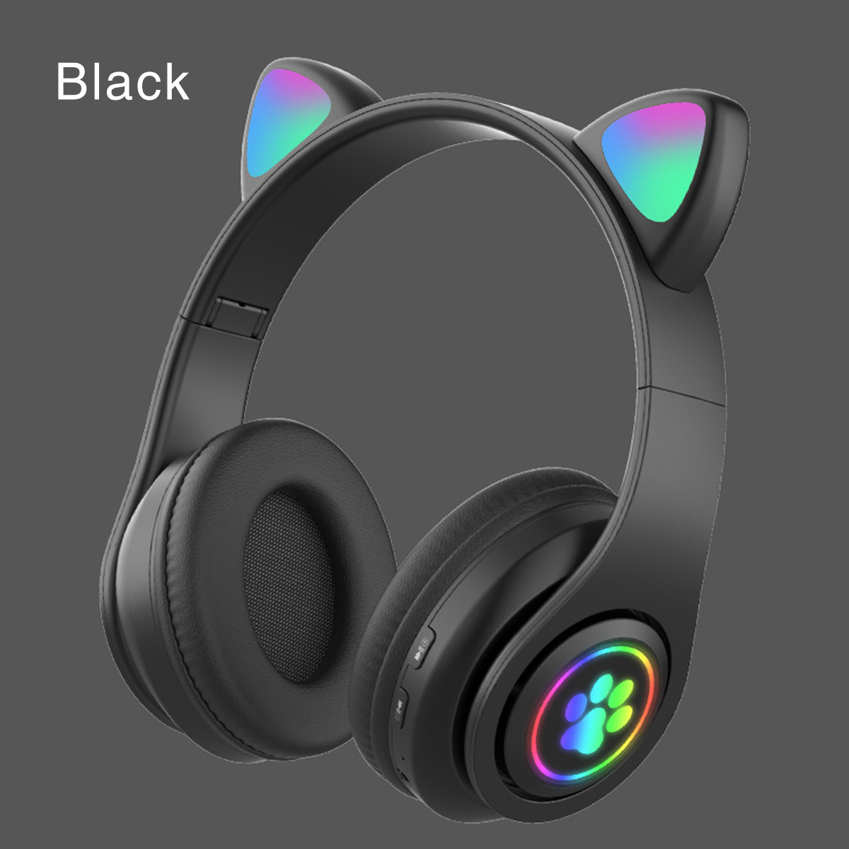 Generic Cat Ears Headset Bluetooth Wireless Headphone With LED