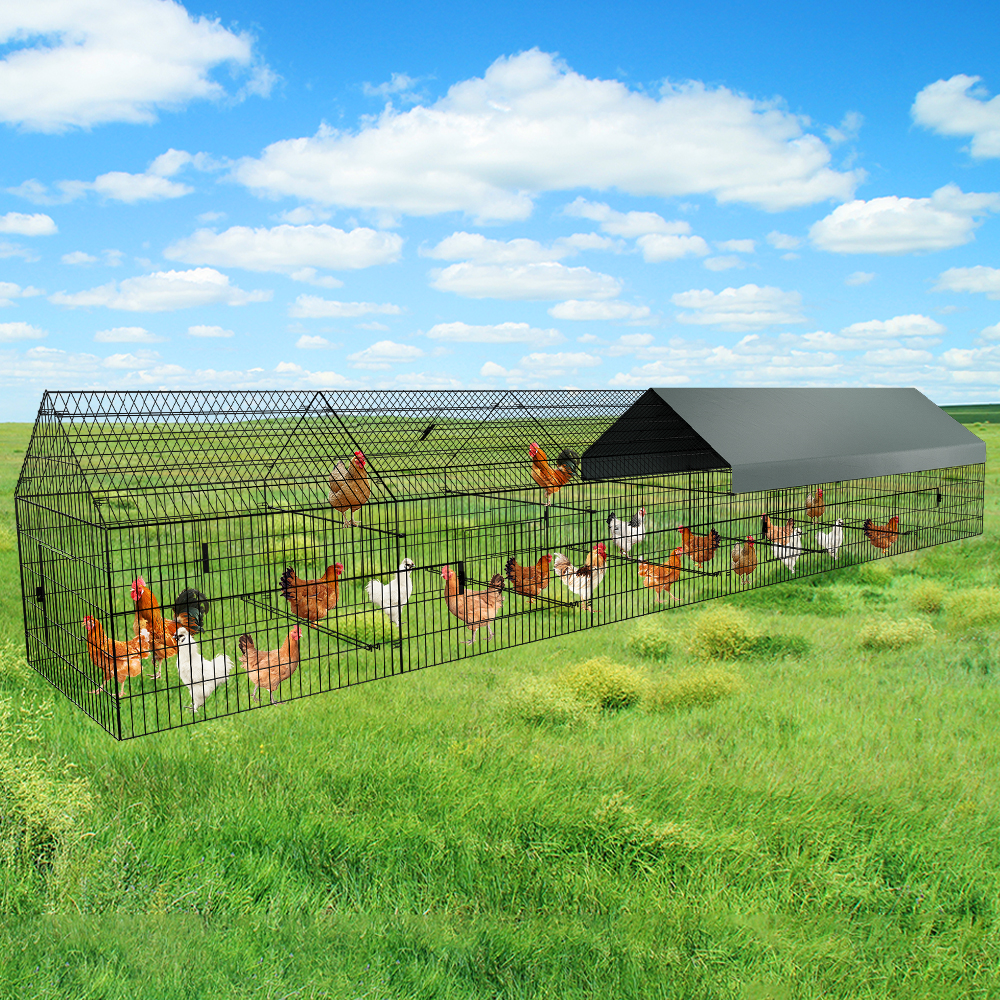 252''x42''x44'' Chicken Coop Pet Playpen Exercise Pen Pets Cage Enclosure Crate