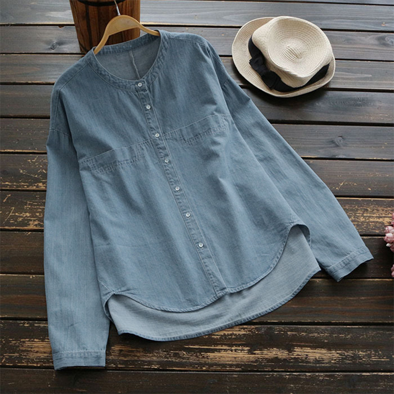 Plain store denim shirt