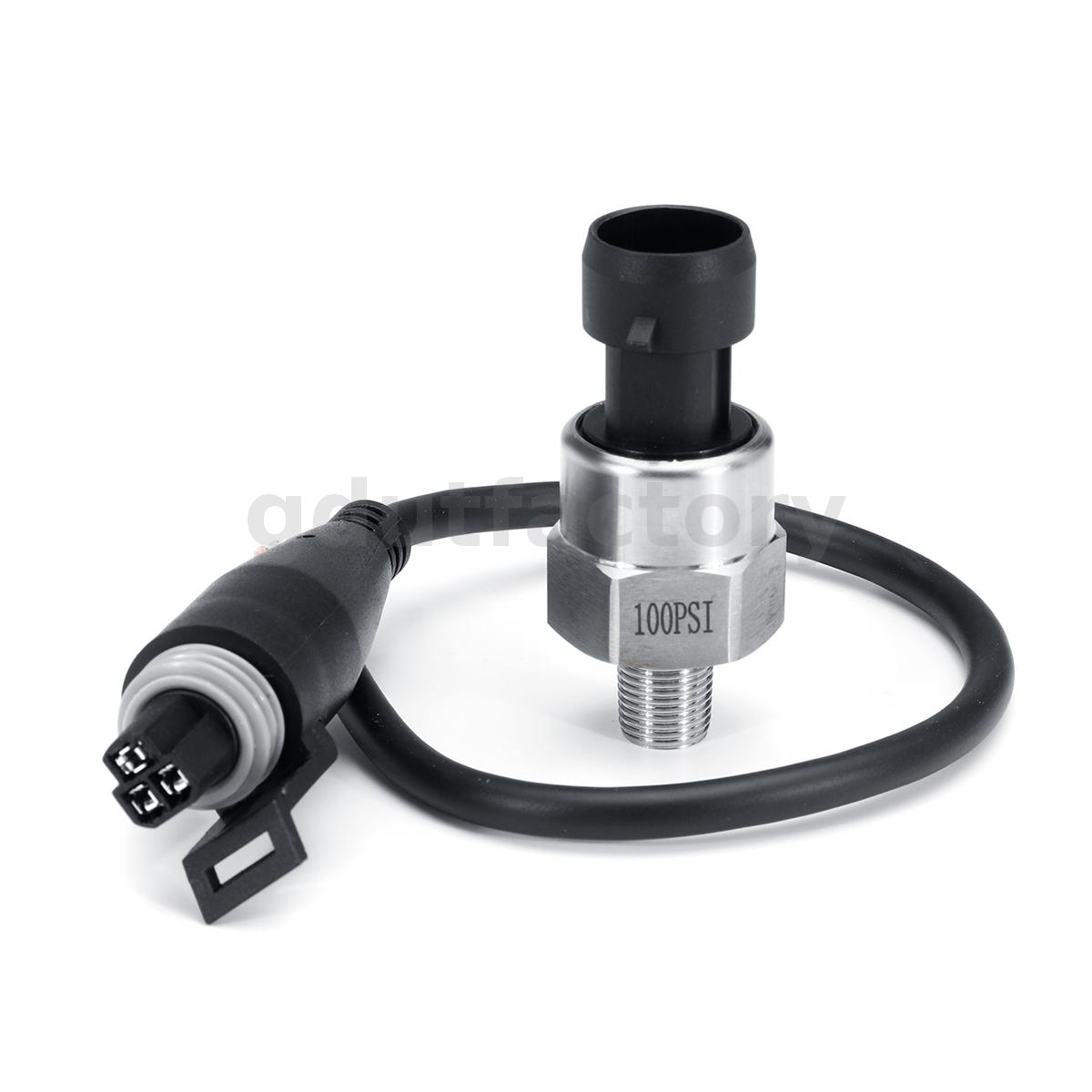 1/8" NPT 5V 5 - 200 PSI Pressure Transducer Sender Sensor Oil Fuel Gas Air Water - Picture 14 of 15