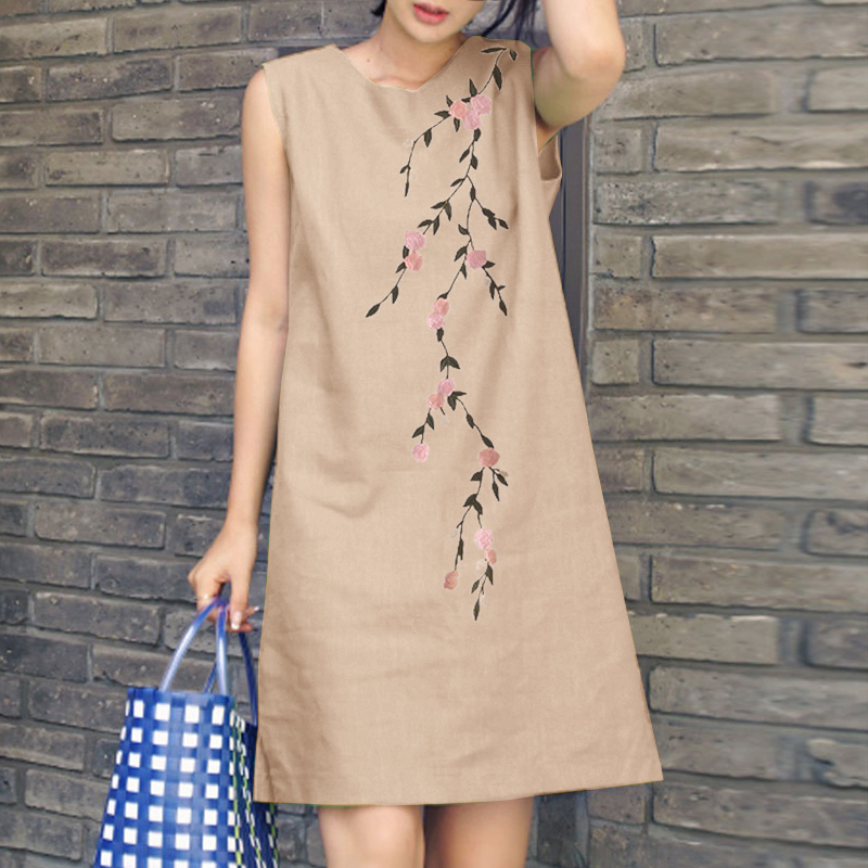 関税込 SATUADAY CLUB Floral Print Sleeveless Shift Dress 関税込 SATUADAY CLUB Floral Print Sleeveless Shift Dress