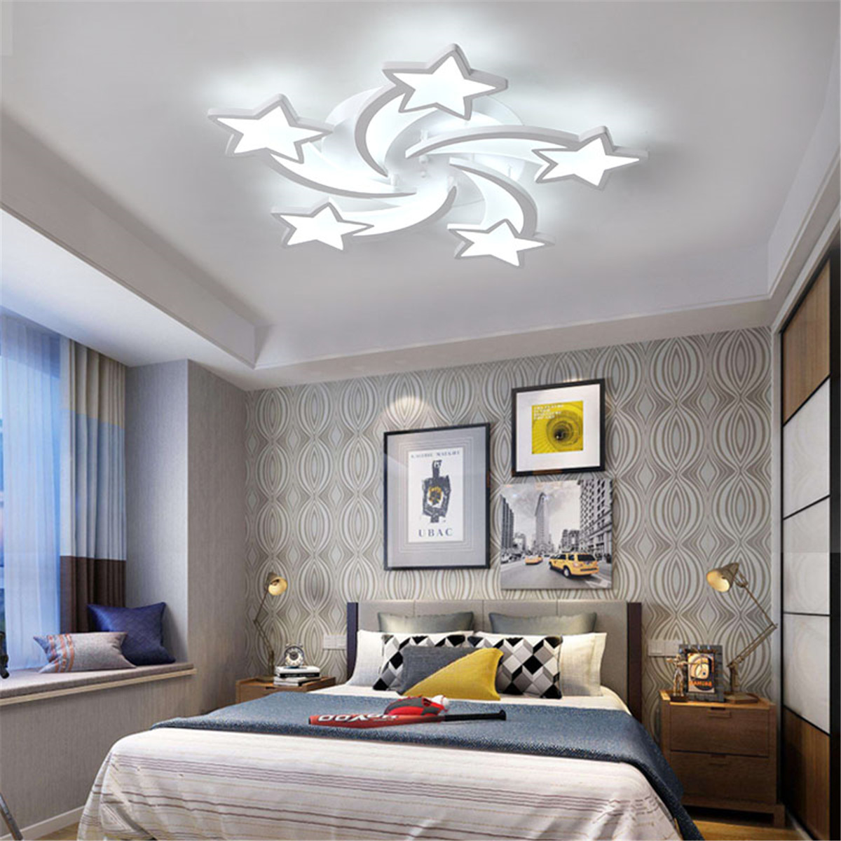 Flush mount deals chandelier for bedroom