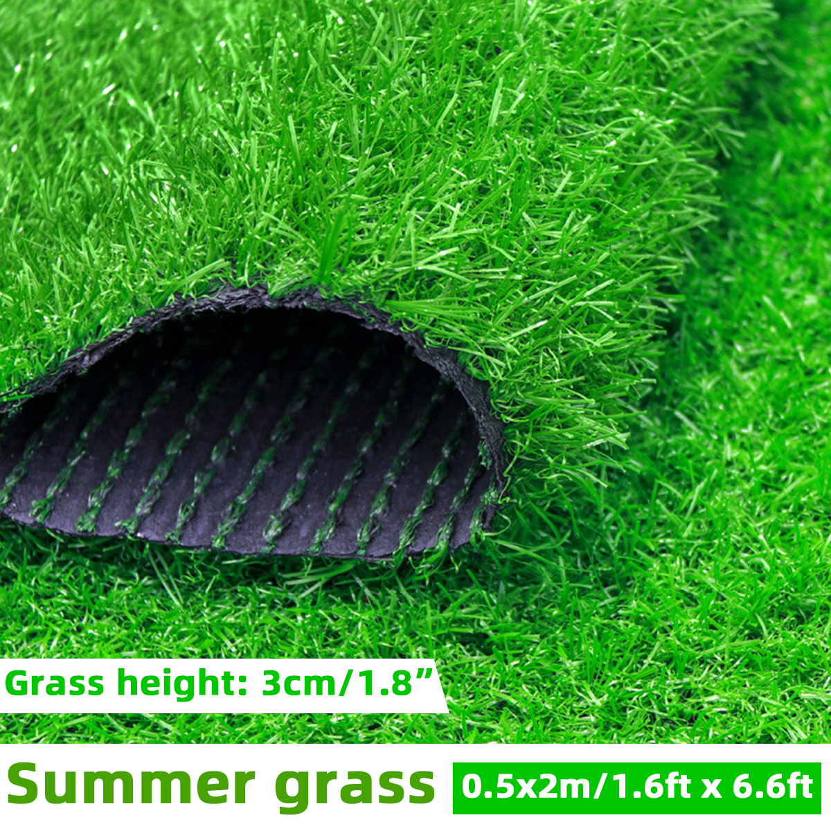 30MM Synthetic Turf Artificial Grass Green Plastic Fake Plant Lawn Mat Flooring - Picture 14 of 14