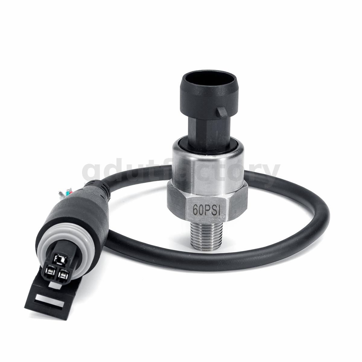 1/8" NPT 5V 5 - 200 PSI Pressure Transducer Sender Sensor Oil Fuel Gas Air Water - Picture 13 of 15