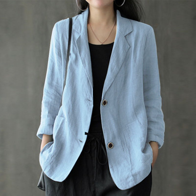 cotton blazer for ladies