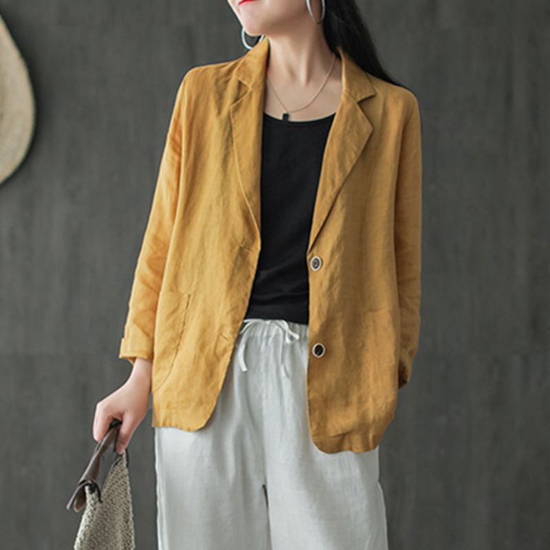 cotton blazer for ladies