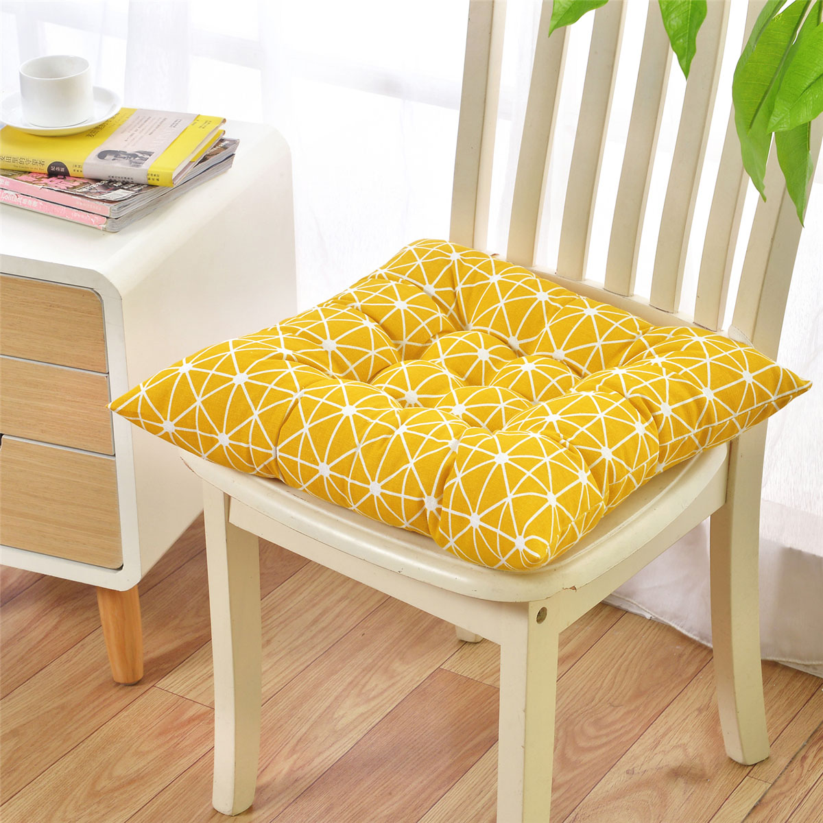 2/4PCS 20x20'' Chair Seat Pad Cushion Mat Indoor Outdoor Patio Dining Garden