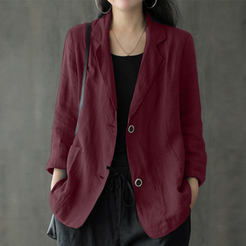 cotton blazer for ladies