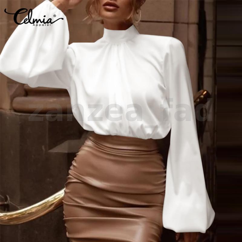 plus size high neck blouse